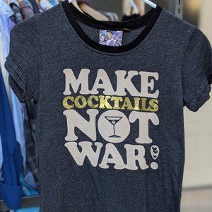 Newbreed Girl - Make Cocktails Not War T Shirt